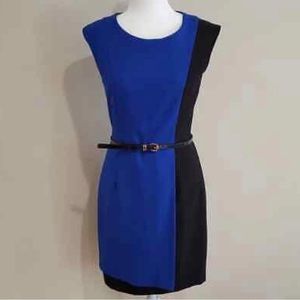 Calvin Klein Belted Work Dress
